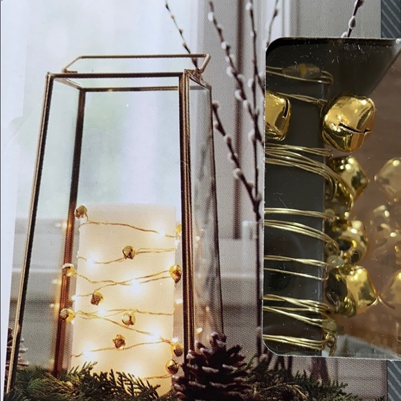 Threshold  LED Bells Gold color string light - Picture 3 of 14